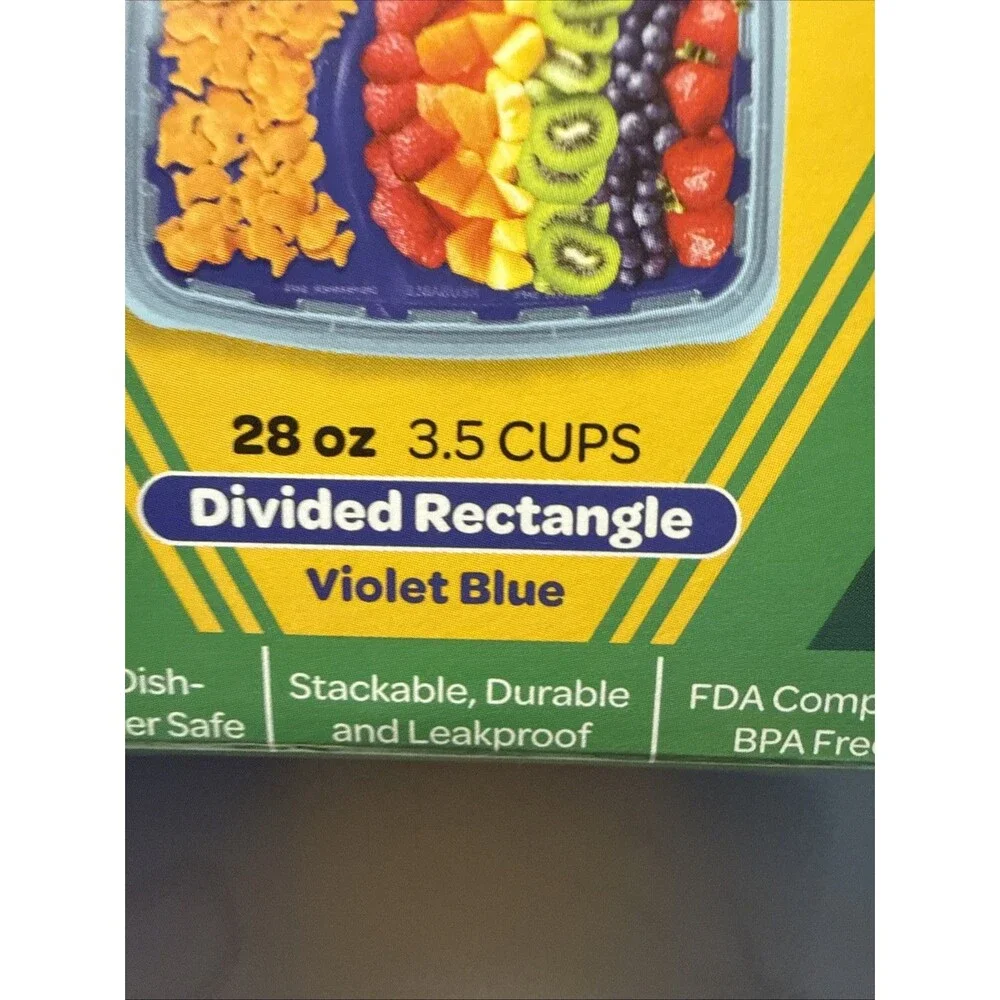 Limited Edition Crayola Retired Colors Glad Take-Away Food Storage Containers